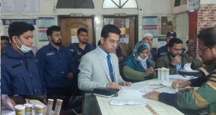চাঁদপুরে বিভিন্ন হাসপাতালে ভ্রাম্যমাণ আদালতের অভিযানে ৫০ হাজার টাকা জরিমানা আদায়