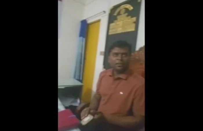 বাগমারায় ওসি (তদন্ত)-এর বিরুদ্ধে ঘুষ নেওয়ার অভিযোগ, ভিডিও ভাইরাল