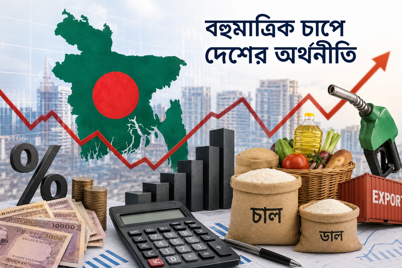 কাঠামোগত দুর্বলতা কাটেনি, অর্থনীতিতে স্থায়ী স্বস্তি নিয়ে শঙ্কা